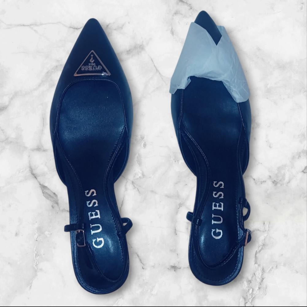 GUESS women's Black slingback Flats